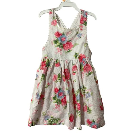 Baby Gap Y2K White Floral Sundress 18/24 Mos. - Picture 1 of 6